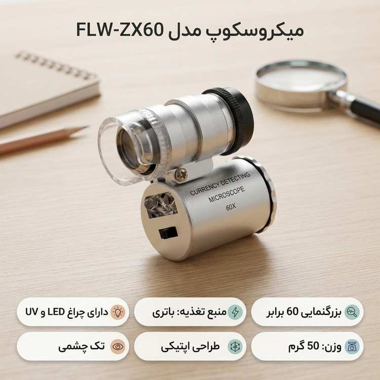 میکروسکوپ مدل FLW-ZX60