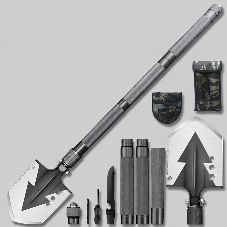 بیلچه سفری مدل چندکاره تاشو TAC100