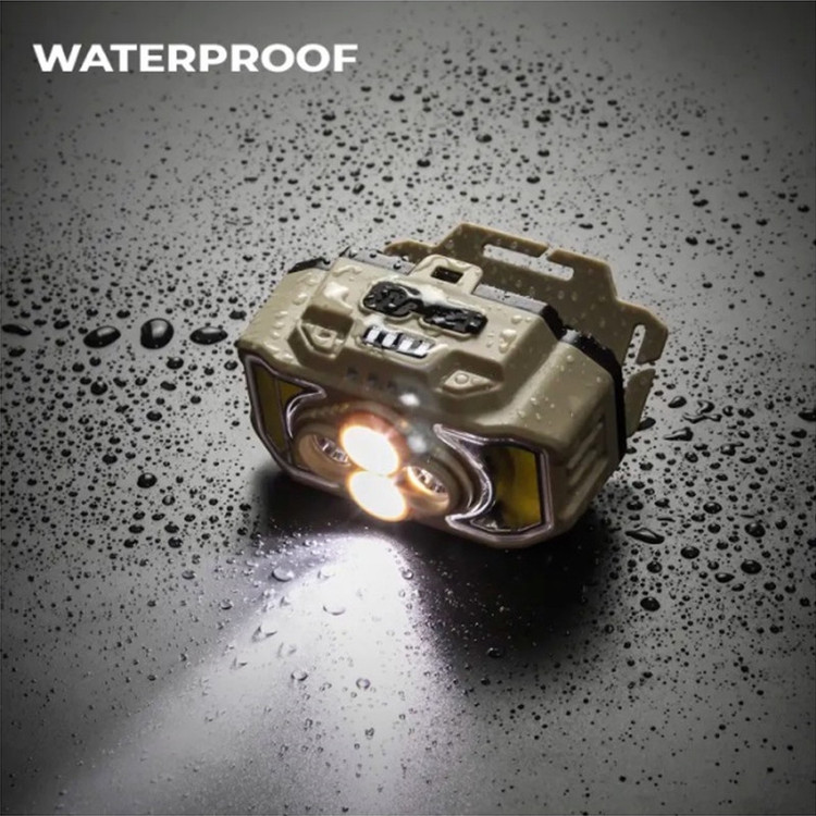 چراغ پیشانی مدل COB+4LED SENSOR