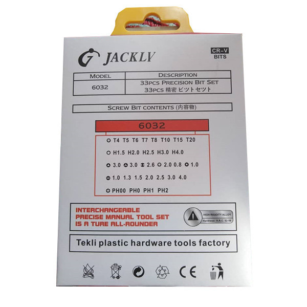 مجموعه 32 عددی سری پیچ گوشتی جک لی مدل jk-6032