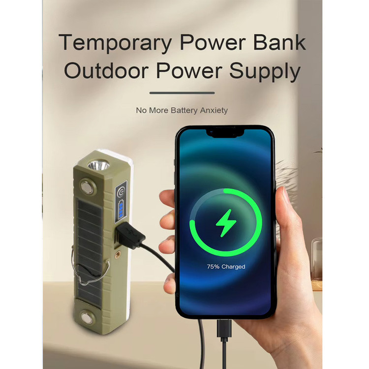 چراغ آویز چادر مدل SO700 با پنل خورشیدی و ۷۲ LED پرنور